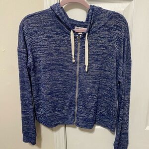 American Eagle Outfitters Heathered Blue Hoodie